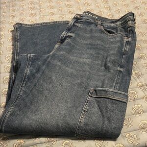Womens american eagle cargo jeans size 20 long